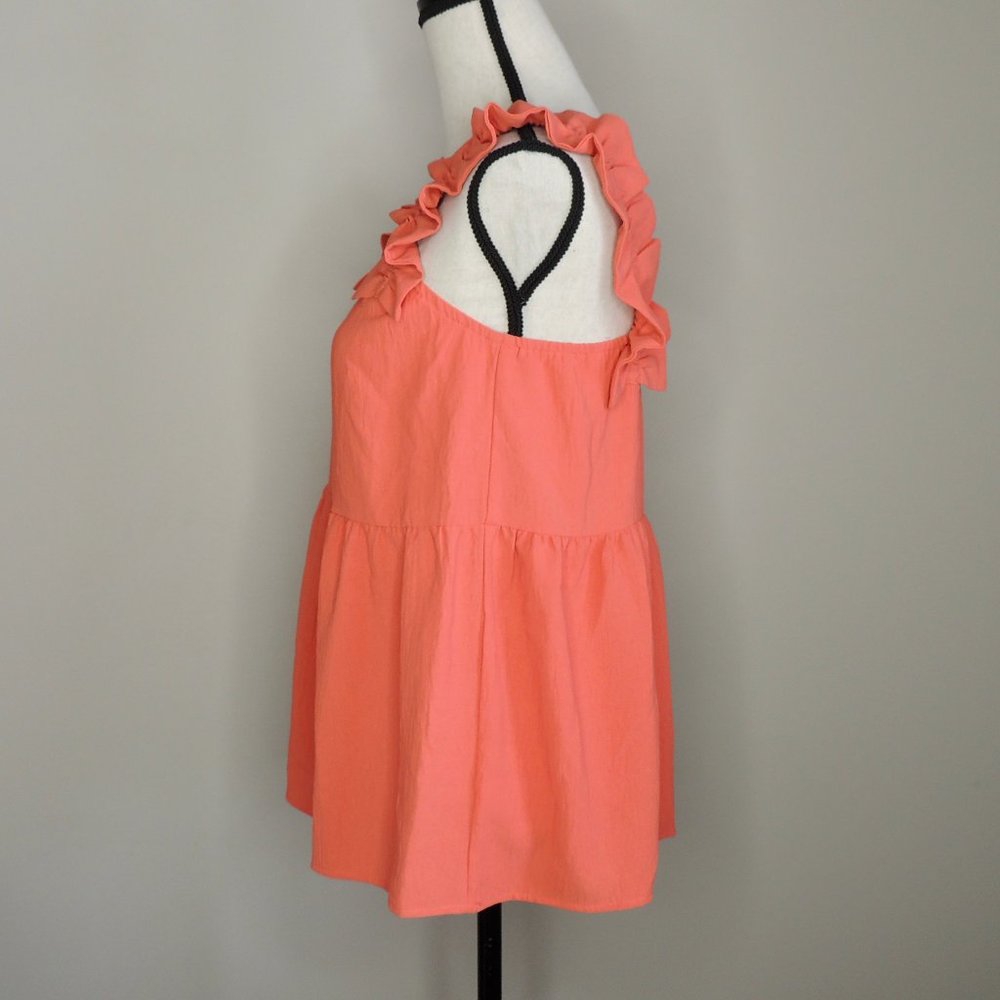 ODDI Ruffle Strap Tank - Picture 4 of 7